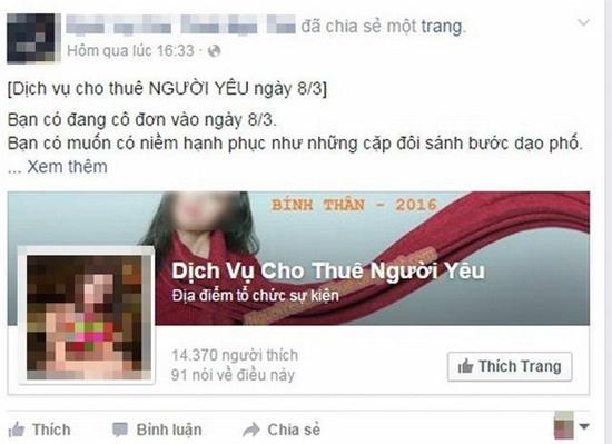 Chi tiền triệu thuê người yêu đi chơi dịp mùng 8/3, khách sộp vớ phải tình huống trớ trêu - Ảnh 1.