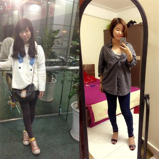 Chị em khoe ảnh “lột xác” ngoạn mục đến mình cũng không nhận ra mình