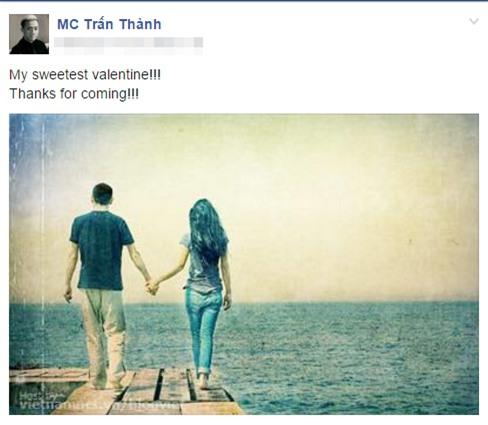 Những lần Trấn Thành - Hari Won công khai thể hiện tình cảm qua mạng xã hội 5