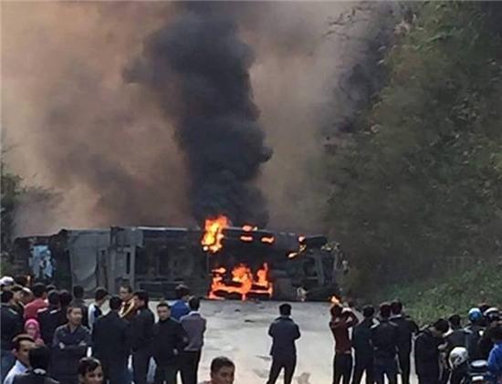 Hiện trường vụ tai nạn nghiêm trọng