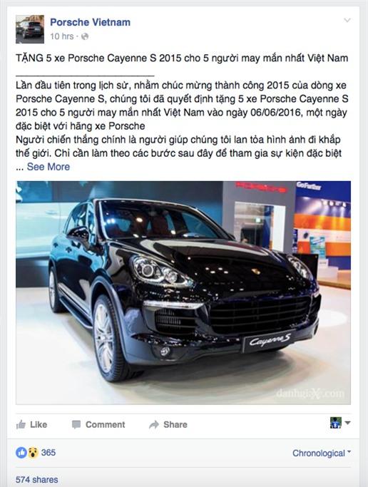 Lừa đảo trúng xe SH, Vespa trên Facebook