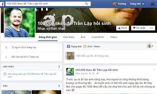 Dư luận phẫn nộ trước những đường link bịa đặt, câu like độc ác về sự qua đời của ca sĩ Trần Lập! - Ảnh 1.