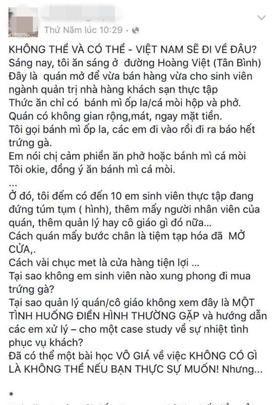 Sự nhiệt tình phục vụ khách - câu chuyện đáng suy ngẫm tại 1 nhà hàng Việt Nam và 1 khách sạn ở Pháp - Ảnh 1.