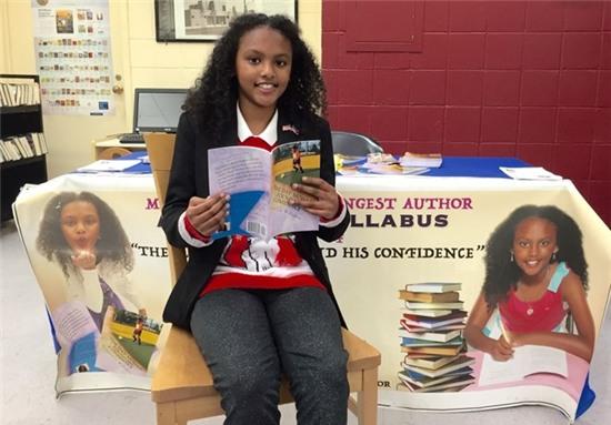 Cô bé 9 tuổi trở thành tác giả sách trẻ nhất nước Mỹ
