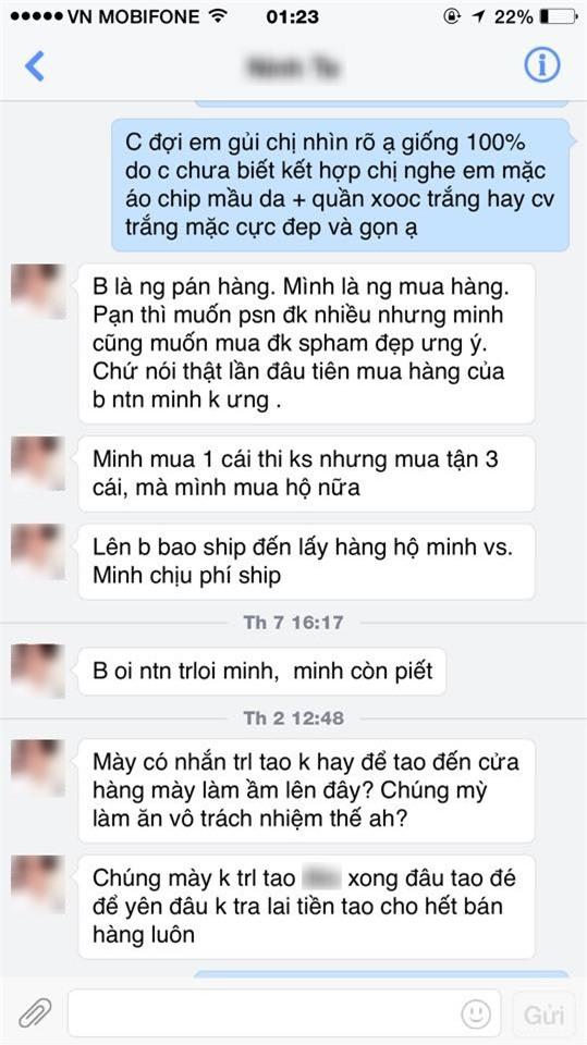 Váy mua về khác hình quảng cáo: Khách đòi trả, shop khăng khăng do khách không biết... mix đồ! - Ảnh 3.