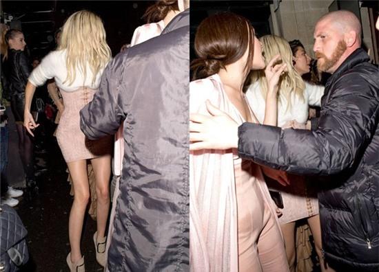 Em gai Kim Kardashian phu nhan danh paparazzi hinh anh