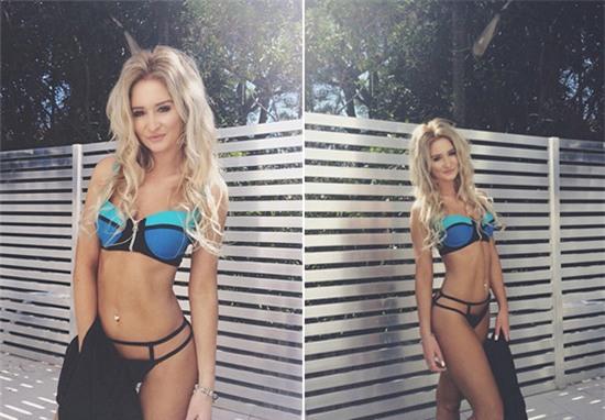 Người đẹp tự tin mặc bikini khoe vóc dáng cân đối, khỏe khoắn và quyến rũ trong kỳ nghỉ tại Australia.