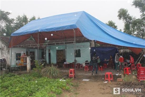 Ngôi nhà ông Hoài nơi xảy ra sự việc.