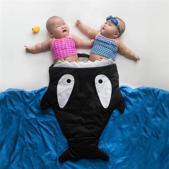 Chơi hoá trang mỗi ngày cùng cặp sinh đôi thiên thần đến từ Singapore - Ảnh 5.