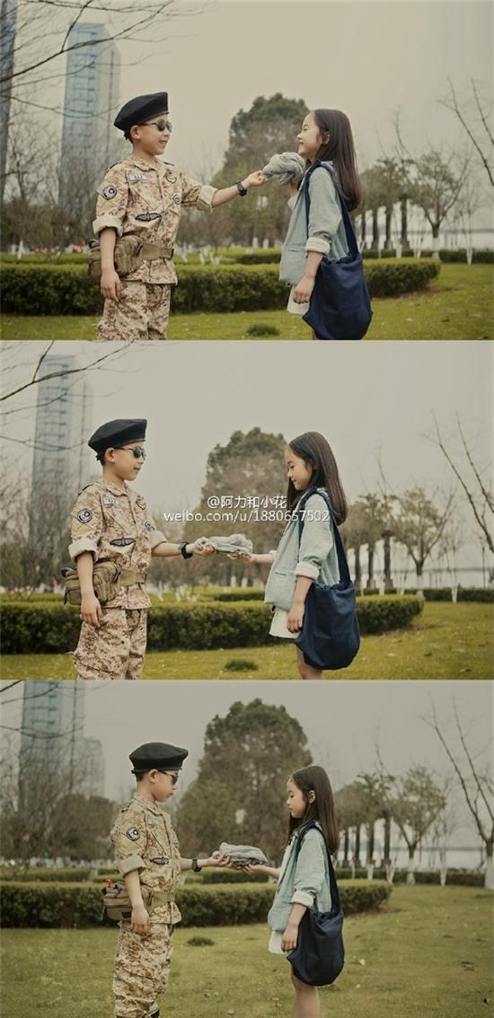 Phát sốt với cặp đôi đáng yêu của Hậu duệ mặt trời phiên bản nhí - Ảnh 17.