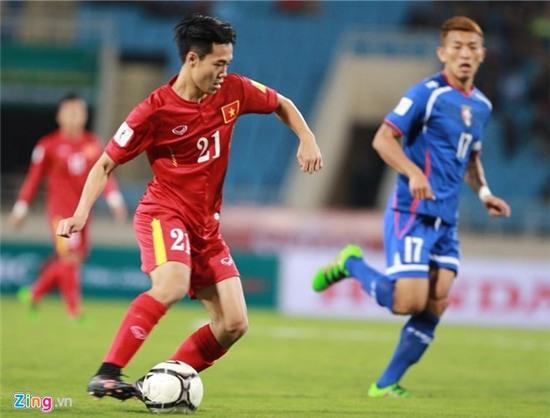 Cong Vinh, Van Toan giup DTVN thang dam Dai Loan hinh anh