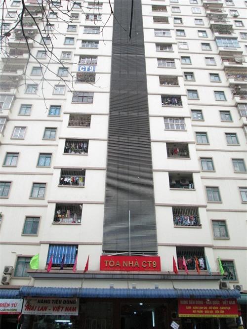 Chung cư CT9 (KĐT Định Công, Hoàng Mai). Ảnh: N.Thuyết.