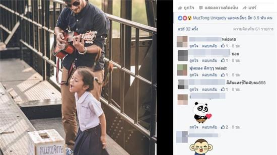 Hình ảnh đầy cảm hứng: Bé gái say sưa múa hát trên cầu Thái Lan để kiếm tiền học phí - Ảnh 5.