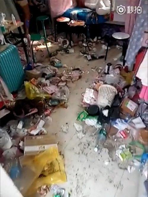 soc voi ktx ban nhu bai rac cua nu sinh trung quoc hinh anh 3