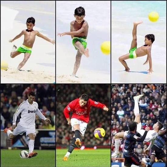 Ronaldo muon con trai noi nghiep bong da hinh anh