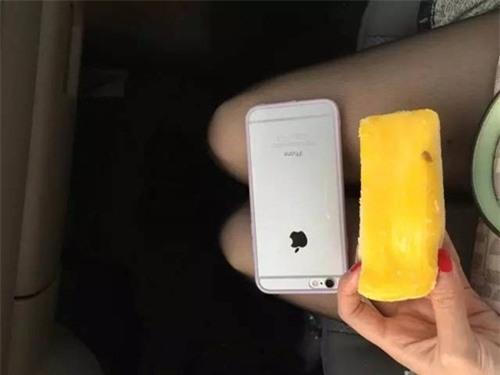 thieu nu tq ro trao luu do dau goi bang iphone 6 hinh anh 2