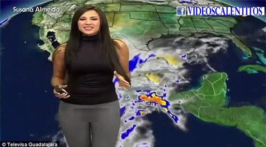 MC thời tiết Mexico Yanet Garcia của kênh truyền hình Televisa Monterrey được mệnh danh là 