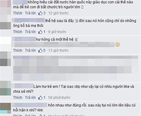 Clip Nụ hôn Hậu duệ mặt trời phiên bản nhí khiến dư luận tranh cãi