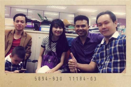 Tuấn Long - vai Minh tổ cú, Hồng Anh - vai Hạnh Tăm tre, Quang Tú - vai Quang sọt và Đức Thịnh - vai Sơn sọ gặp mặt năm 2015.