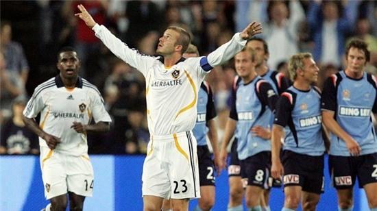 David Beckham tro lai thi dau trong mau ao huyen thoai MU hinh anh 1