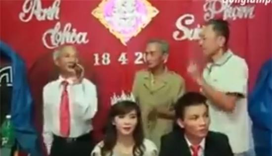 Cụ ông 70 tuổi hát hit Ngỡ của Quang Hà trong đám cưới gây sốt - Ảnh 2.