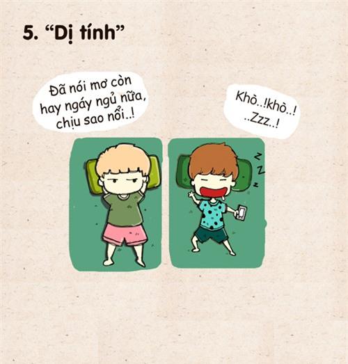 5 cơn ác mộng khi sống với bạn cùng phòng