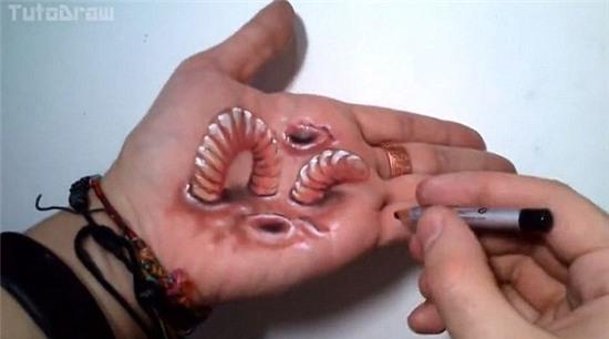 kinh hãi nhũng búc tranh 3d trong lòng bàn tay hinh anh 2