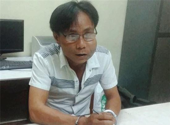 Đối tượng Đặng Kim Phúc tại trụ sở cơ quan CSĐT