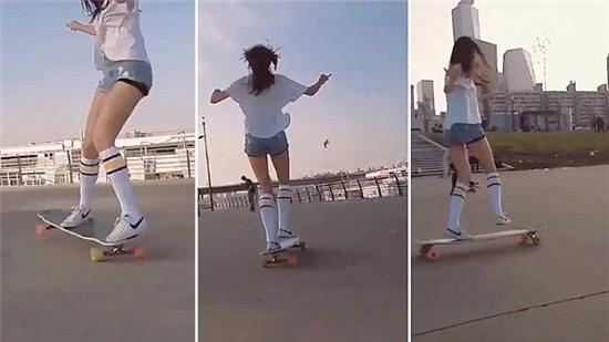 Nữ thần trượt ván xinh đẹp khuấy đảo mạng xã hội những ngày qua - Ảnh 2.