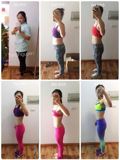 cach giam 18kg, 30cm vong eo khong can an kieng cua me 8x - 2