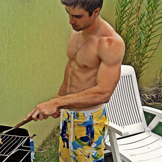 Chùm ảnh: Soái ca 6 múi vào bếp khiến các chị em phát cuồng - Ảnh 7.