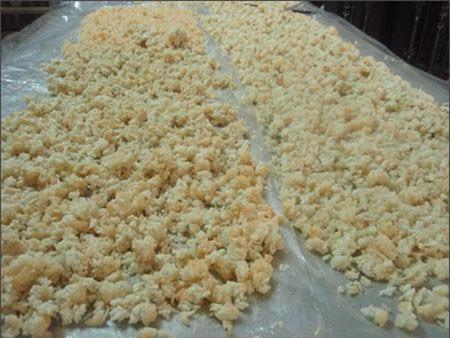 Quy trình lên men xôi để làm tương (Ảnh minh họa)