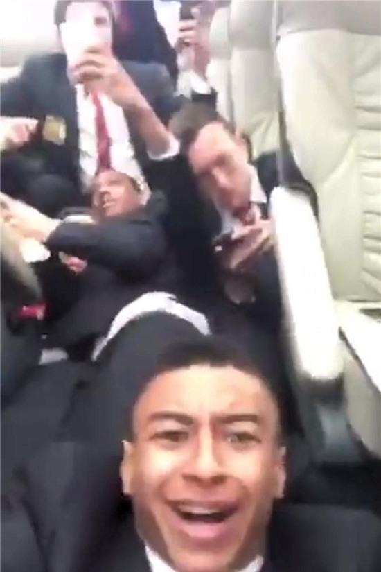 Jesse Lingard took on a starring role in the clip