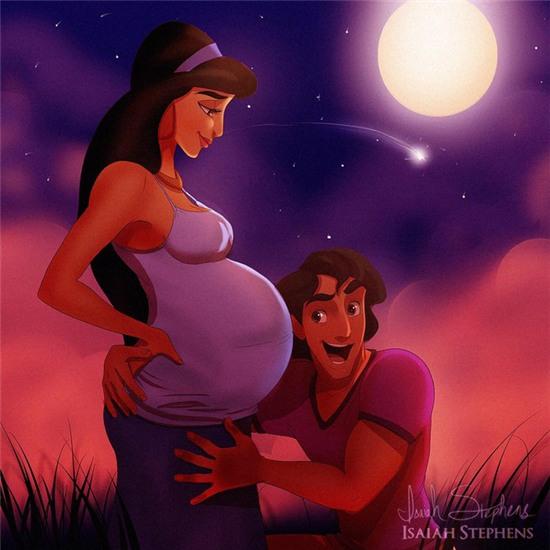 Cuộc sống hạnh phúc của các giai nhân nhà Disney khi lên chức mẹ - Ảnh 1.