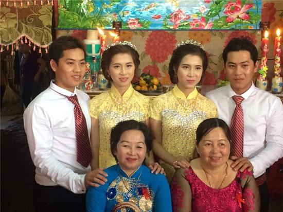 Hy hữu: Hai anh em sinh đôi làm đám cưới với hai chị em sinh đôi ở Cà Mau - Ảnh 5.