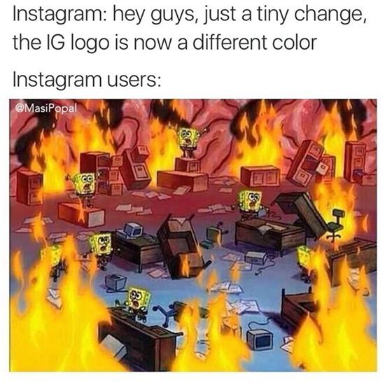 Cu dan mang che logo moi cua Instagram qua xau hinh anh 2