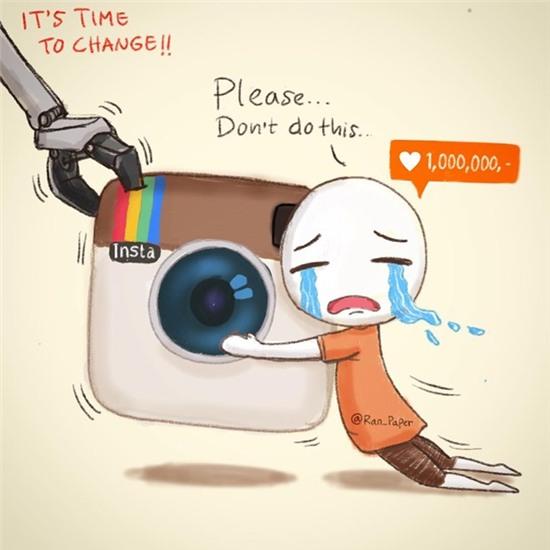 Cu dan mang che logo moi cua Instagram qua xau hinh anh 4