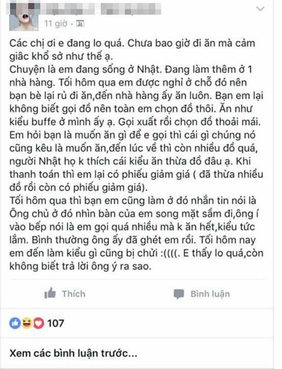 Chủ quán Nhật, thói xấu người Việt, nhà hàng, lãng phí, đồ ăn, khách Việt