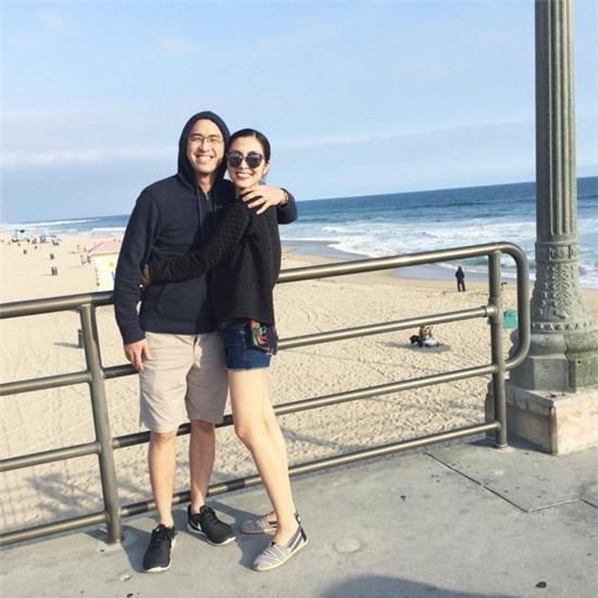 Tăng Thanh Hà khoe ảnh ôm chồng hạnh phúc ở trời Tây 1