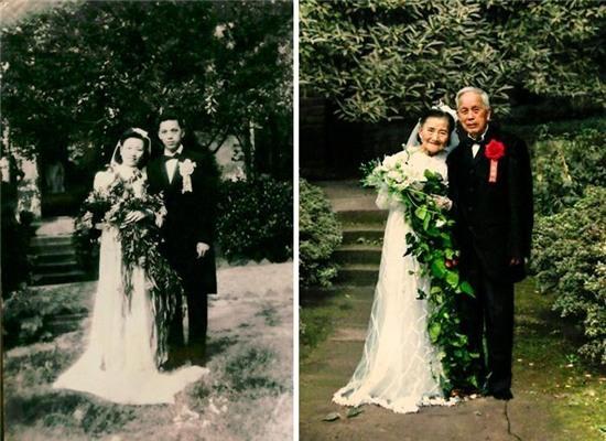 This Couple Recreate Their Wedding Day After 70 Years