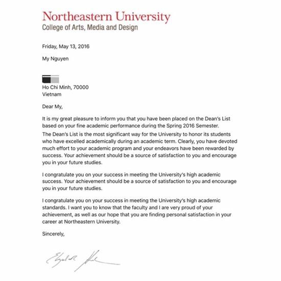 Mie Nguyễn lại khiến fan ngưỡng mộ khi trở thành sinh viên xuất sắc của trường đại học danh tiếng Mỹ - Ảnh 1.