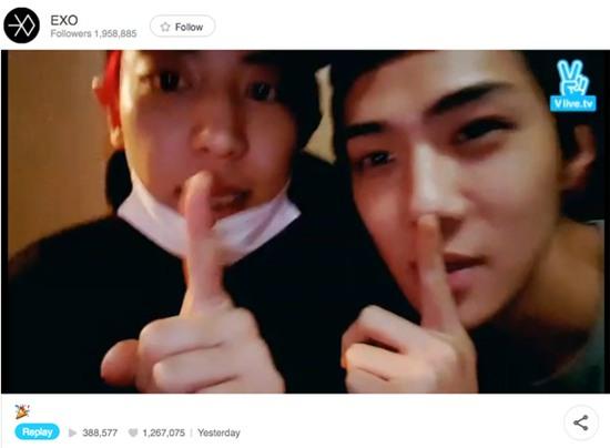 Clip Chanyeol và Sehun EXO chúc mừng sinh nhật Suho đạt hơn chục triệu  tim  2sao