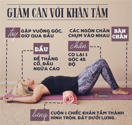 Học người Nhật cách giảm béo bụng và chữa đau nhức bằng khăn tắm - Ảnh 2.