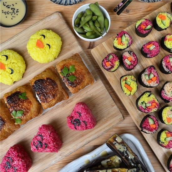 Sushi cầu vồng, món ăn đầy màu sắc đang là trào lưu trên Instagram