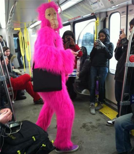 Những bức ảnh chết cười trên tàu điện ngầm