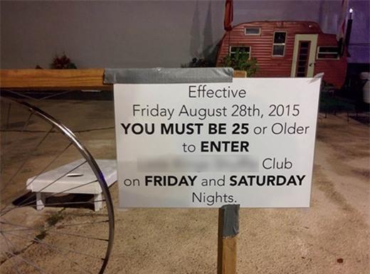 Một số quán&nbsp;bar, club, vũ trường... trên thế giới có quy định hẳn hoi về độ tuổi khách hàng. (Ảnh: Internet)