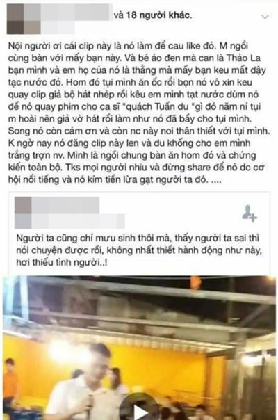 Một cô gái chứng kiến vạch trần sự thật của sự việc.
