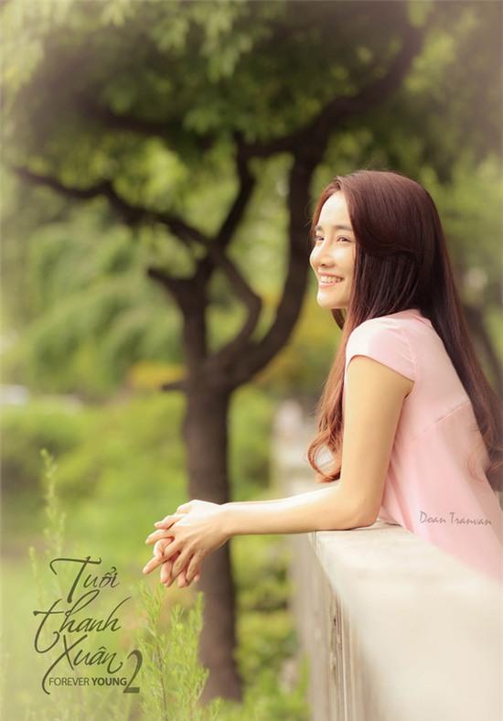 Lộ ảnh Nhã Phương mặc váy cưới trong Tuổi thanh xuân 2