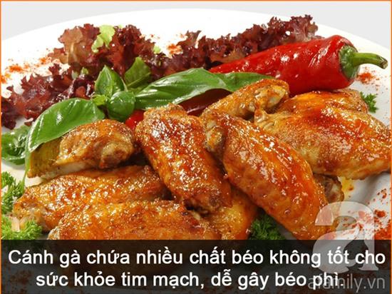 bo phan ga khong nen an