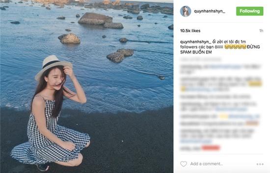 Quỳnh Anh Shyn cán mốc 1 triệu follower trên Instagram, chỉ chịu xếp sau Chi Pu về độ hot - Ảnh 1.
